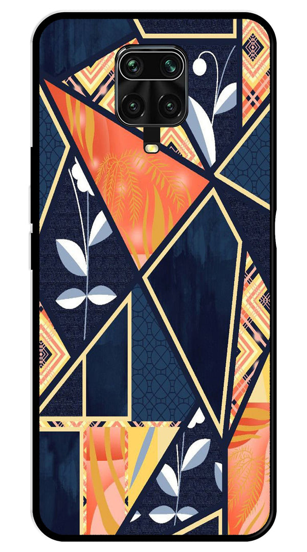 Marble Design Metal Mobile Case for Redmi Note 9s   (Design No -07)