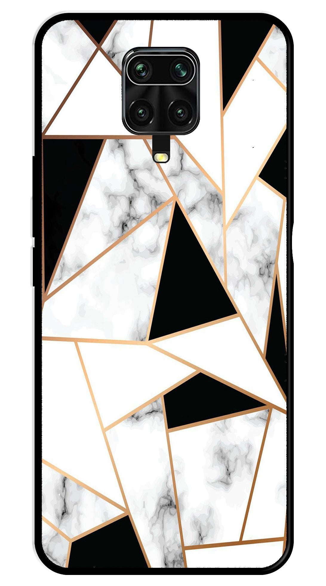 Marble Design2 Metal Mobile Case for Redmi Note 9s   (Design No -08)
