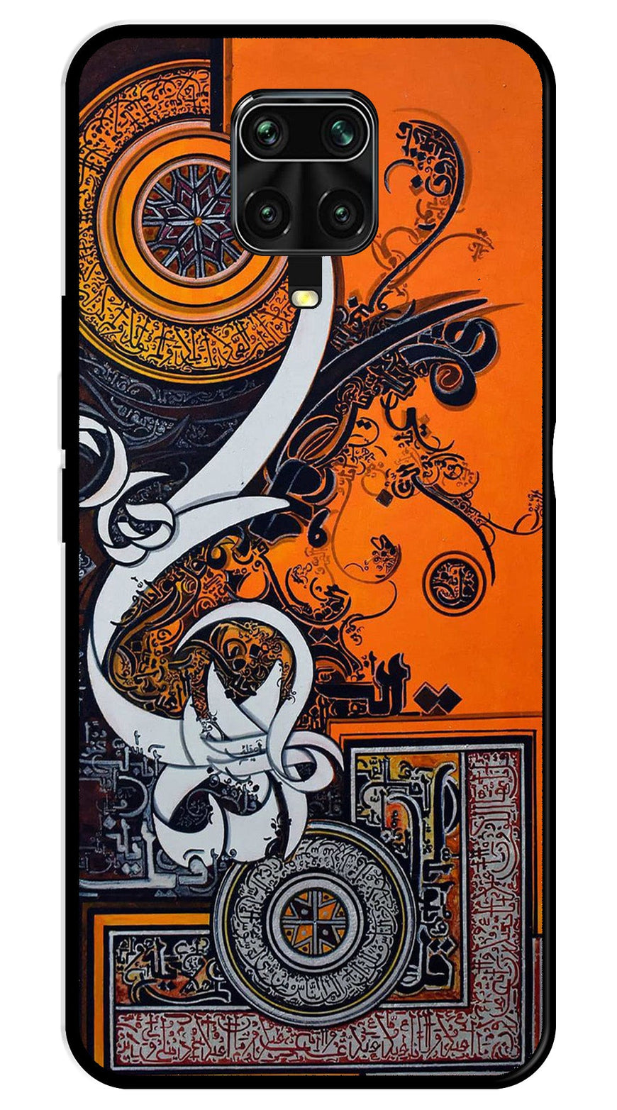 Qalander Art Metal Mobile Case for Redmi Note 9s   (Design No -16)