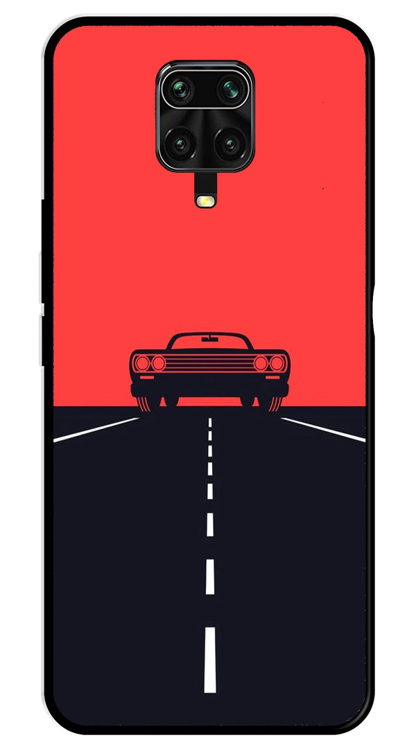 Car Lover Metal Mobile Case for Redmi Note 9 Pro   (Design No -21)