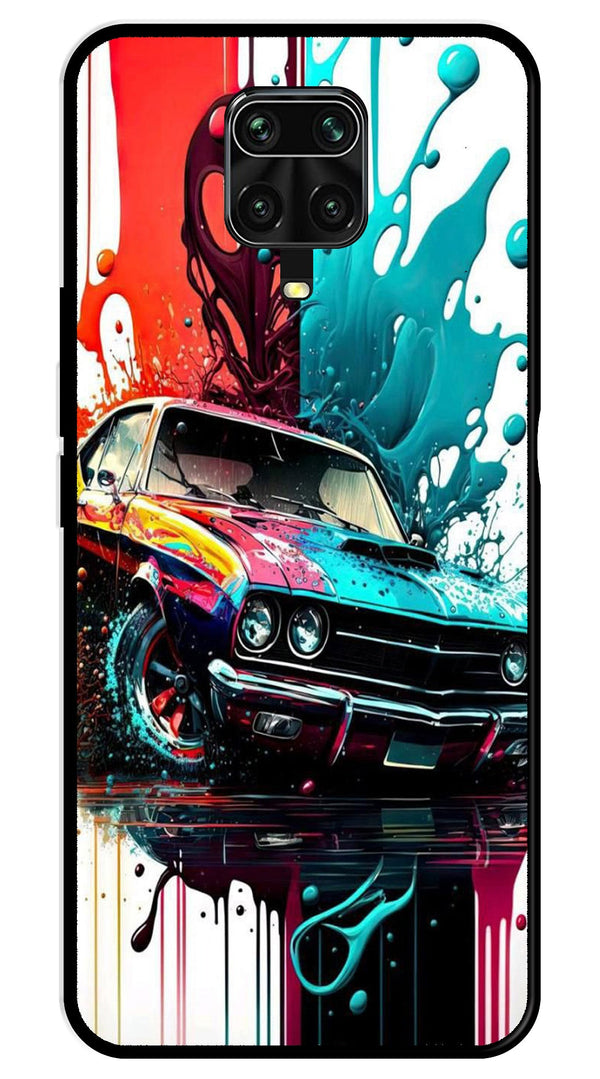 Vintage Car Metal Mobile Case for Redmi Note 9s   (Design No -29)