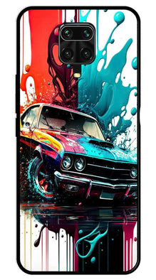 Vintage Car Metal Mobile Case for Redmi Note 9 Pro