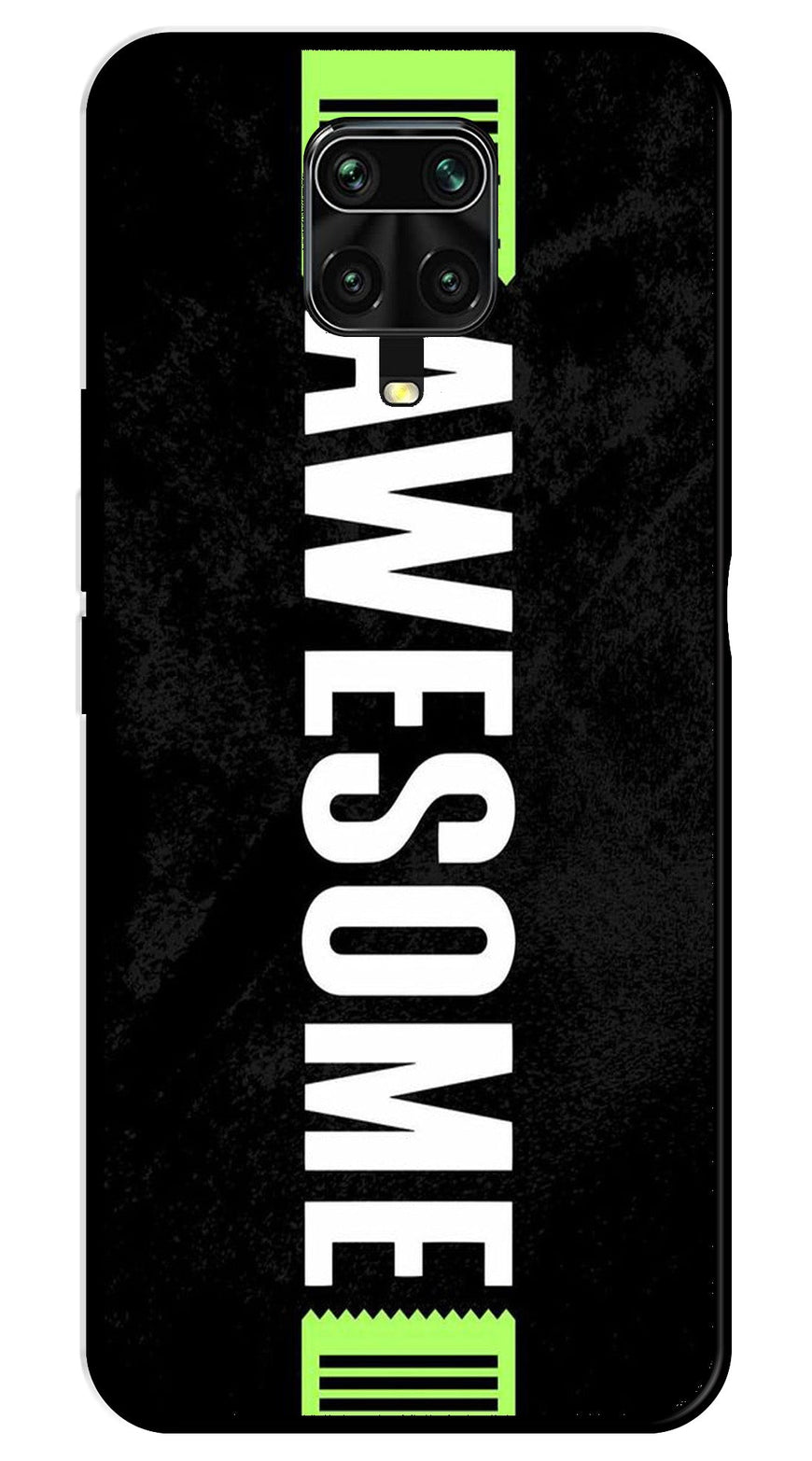 Awesome Metal Mobile Case for Redmi Note 9s   (Design No -33)