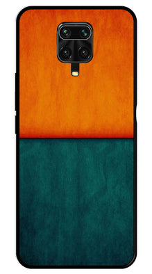 Orange Green Pattern Metal Mobile Case for Redmi Note 9s