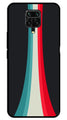 Modern Art Colorful Metal Mobile Case for Redmi Note 9 Pro   (Design No -48)