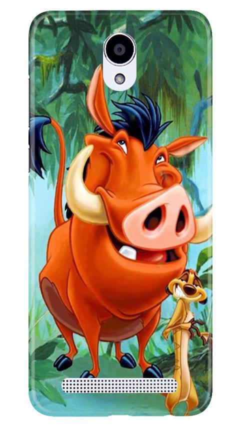 Timon and Pumbaa Mobile Back Case for Xiaomi Redmi Note Prime (Design - 305)