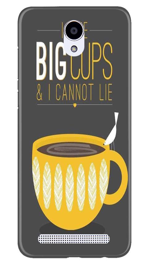 Big Cups Coffee Mobile Back Case for Xiaomi Redmi Note Prime (Design - 352)