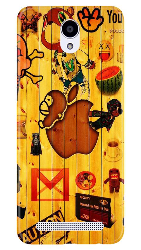 Wooden Texture Mobile Back Case for Xiaomi Redmi Note Prime (Design - 367)