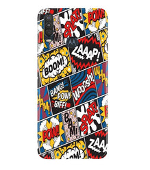 Boom Mobile Back Case for Moto One Action (Design - 302)