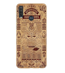 Hogwarts Mobile Back Case for Moto One Action (Design - 304)