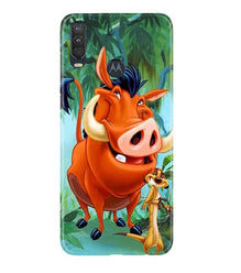 Timon and Pumbaa Mobile Back Case for Moto One Action (Design - 305)