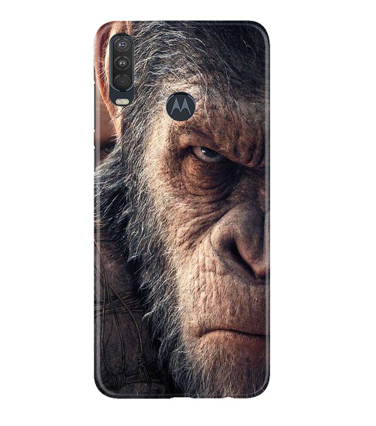 Angry Ape Mobile Back Case for Moto One Action (Design - 316)