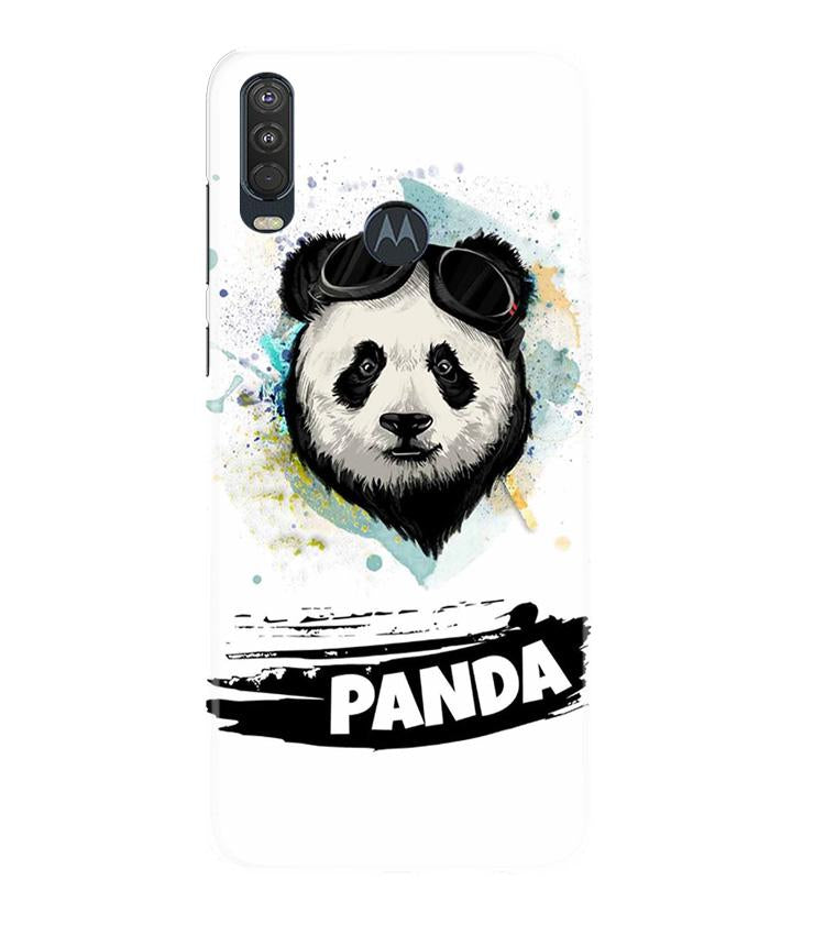Panda Mobile Back Case for Moto One Action (Design - 319)