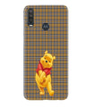 Pooh Mobile Back Case for Moto One Action (Design - 321)