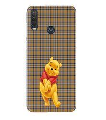 Pooh Mobile Back Case for Moto One Action (Design - 321)