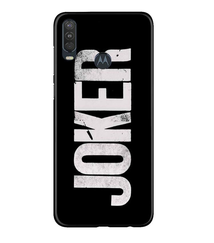 Joker Mobile Back Case for Moto One Action (Design - 327)