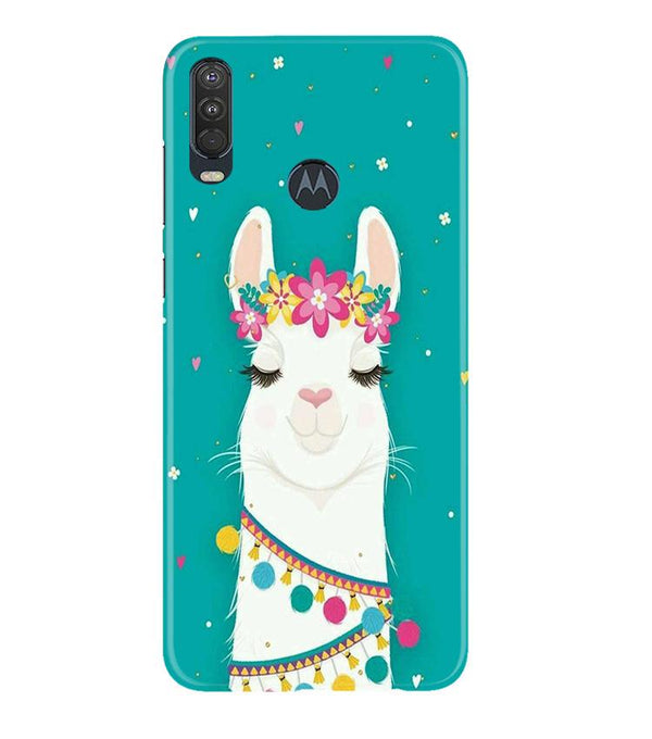 Camel Mobile Back Case for Moto One Action (Design - 331)