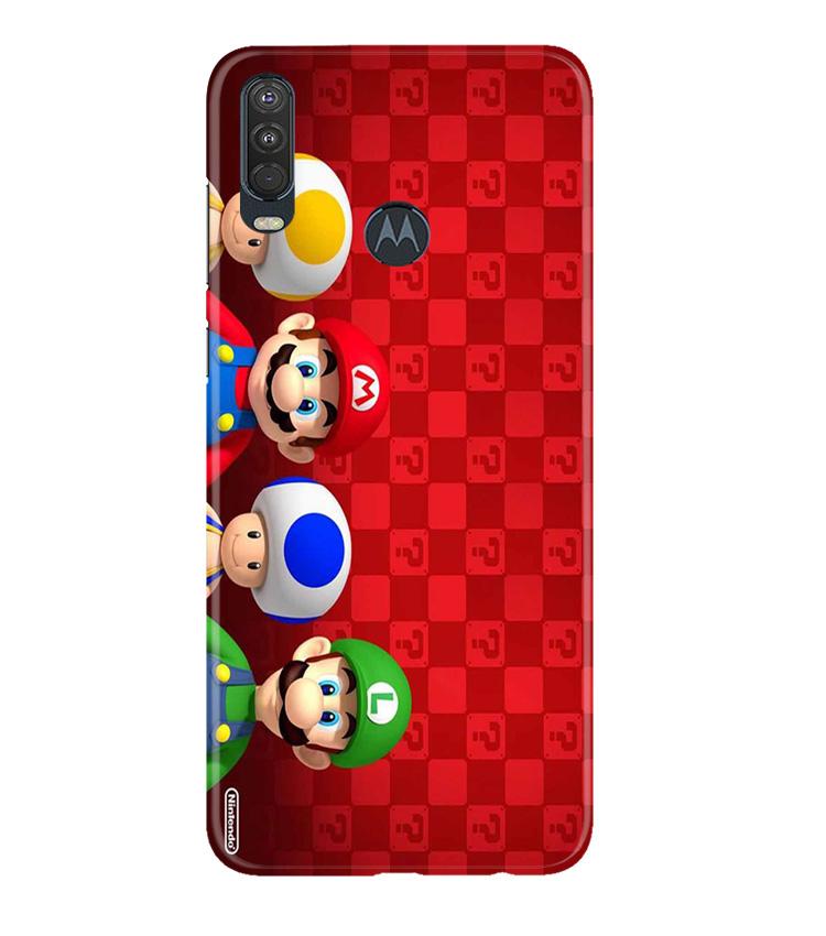 Mario Mobile Back Case for Moto One Action (Design - 337)