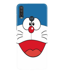 Doremon Mobile Back Case for Moto One Action (Design - 340)