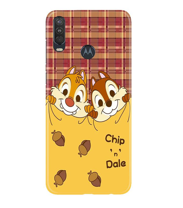 Chip n Dale Mobile Back Case for Moto One Action (Design - 342)