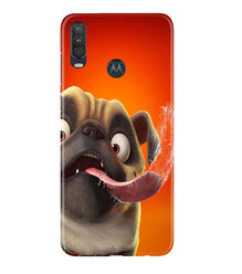 Dog Mobile Back Case for Moto One Action (Design - 343)