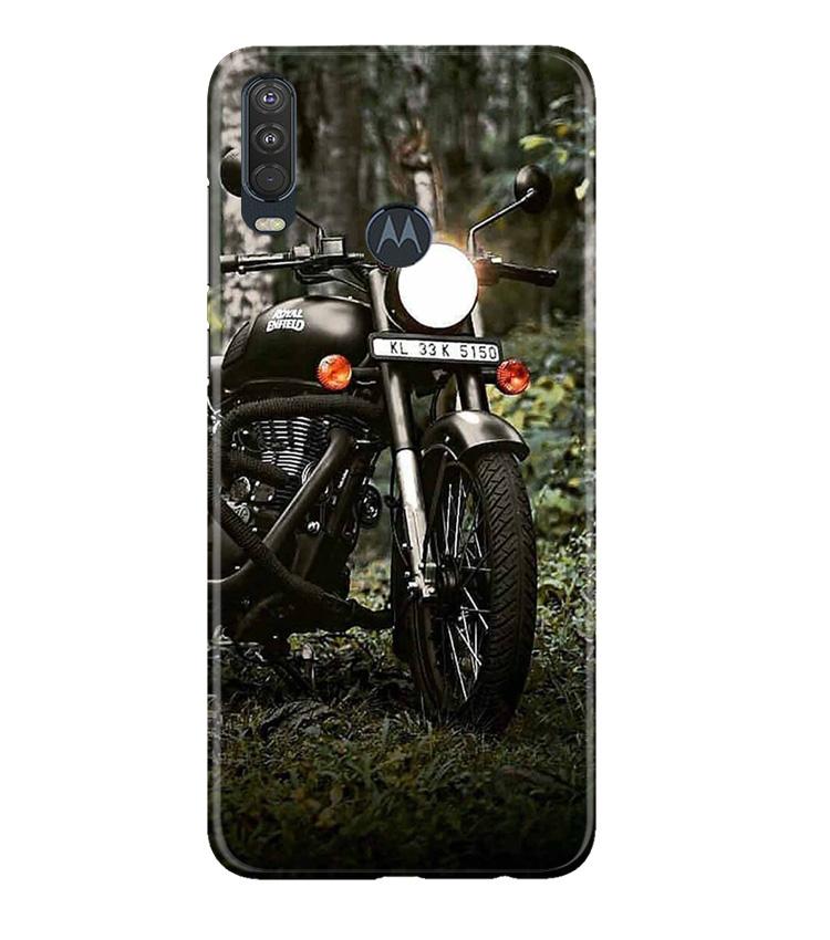 Royal Enfield Mobile Back Case for Moto One Action (Design - 384)