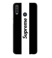 Supreme Mobile Back Case for Moto One Action (Design - 388)
