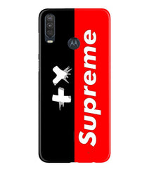 Supreme Mobile Back Case for Moto One Action (Design - 389)