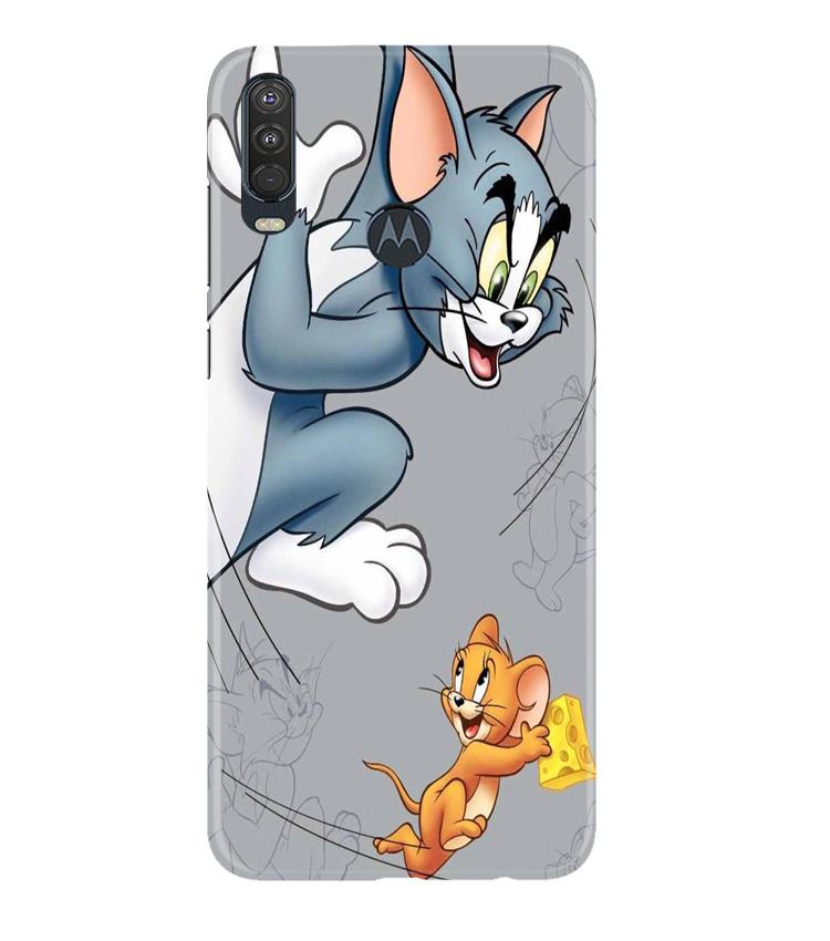 Tom n Jerry Mobile Back Case for Moto One Action (Design - 399)