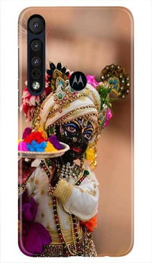 Lord Krishna2 Mobile Back Case for Moto One Macro (Design - 17)