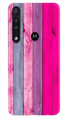 Wooden look Mobile Back Case for Moto One Macro (Design - 24)