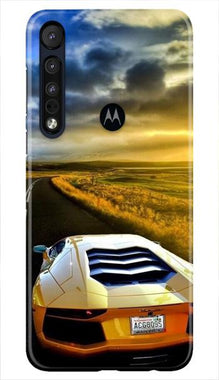 Car lovers Mobile Back Case for Moto One Macro (Design - 46)