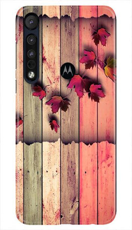 Wooden look2 Case for Moto One Macro