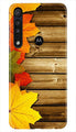 Wooden look3 Case for Moto One Macro