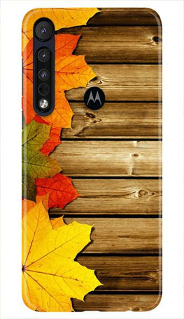 Wooden look3 Case for Moto One Macro