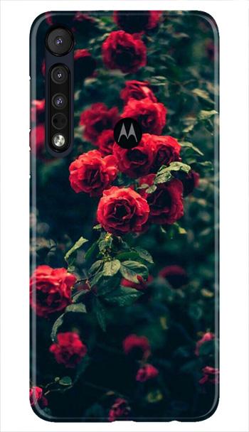Red Rose Case for Moto One Macro