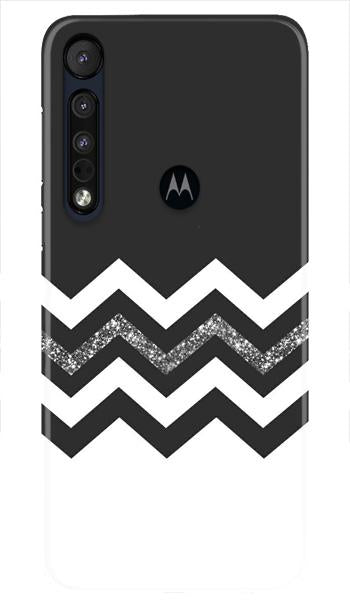 Black white Pattern2Case for Moto One Macro