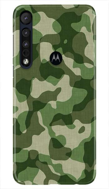 Army Camouflage Case for Moto One Macro  (Design - 106)
