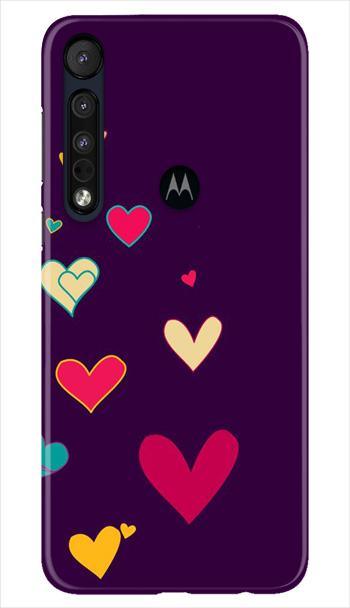 Purple Background Case for Moto One Macro(Design - 107)