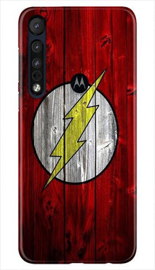 Flash Superhero Mobile Back Case for Moto One Macro  (Design - 116)