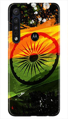 Indian Flag Mobile Back Case for Moto One Macro  (Design - 137)