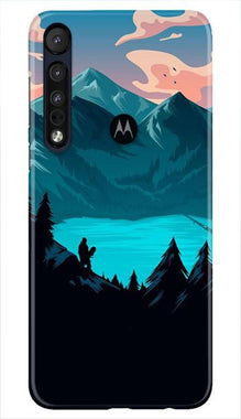 Mountains Mobile Back Case for Moto One Macro (Design - 186)