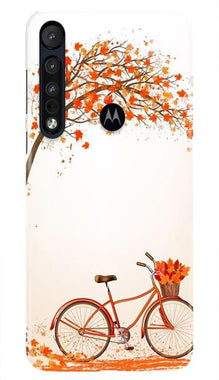 Bicycle Mobile Back Case for Moto One Macro (Design - 192)