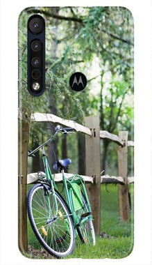 Bicycle Mobile Back Case for Moto One Macro (Design - 208)