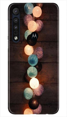 Party Lights Mobile Back Case for Moto One Macro (Design - 209)