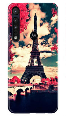 Eiffel Tower Mobile Back Case for Moto One Macro (Design - 212)