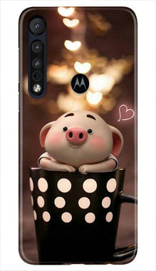 Cute Bunny Mobile Back Case for Moto One Macro (Design - 213)