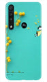 Flowers Girl Case for Moto One Macro (Design No. 216)