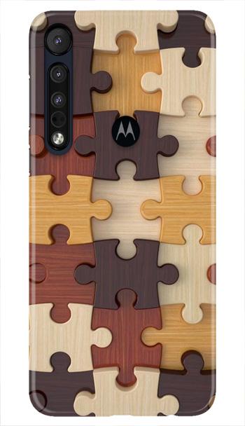 Puzzle Pattern Case for Moto One Macro (Design No. 217)