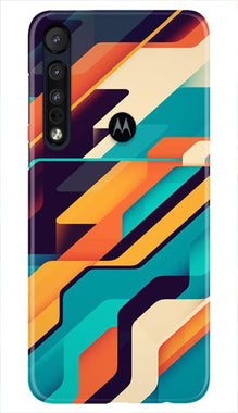 Modern Art Mobile Back Case for Moto One Macro (Design - 233)